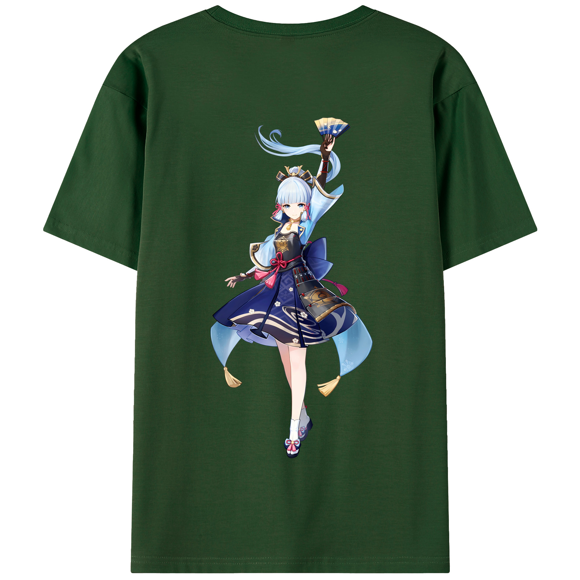 げんし神 神里綾華 神宮寺レン genshin Kamimiya Ren 綿100％半袖Tシャツ（背面プリント）